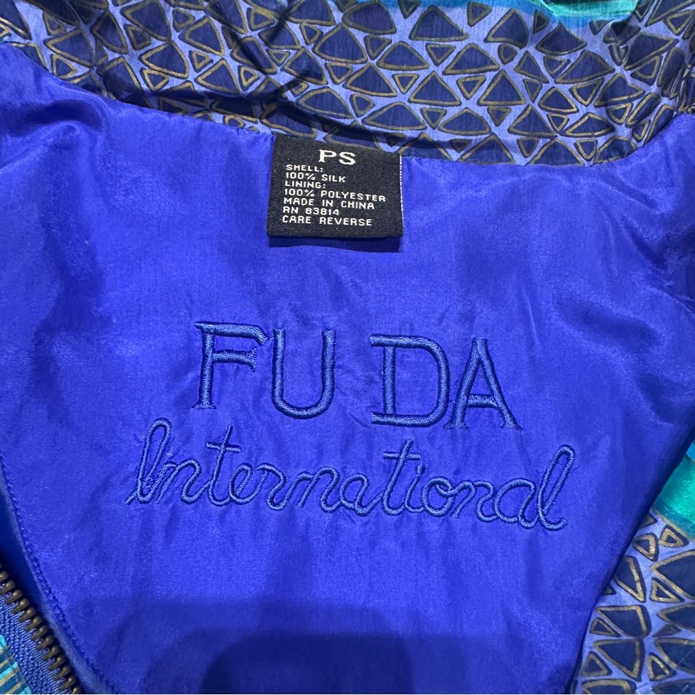 Fuda International Silk Patterned Jacket - image 3